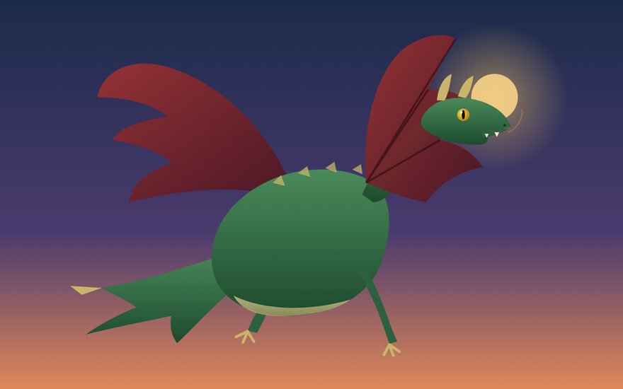 Drak, kterého nakreslil model Claude Haiku 5.5