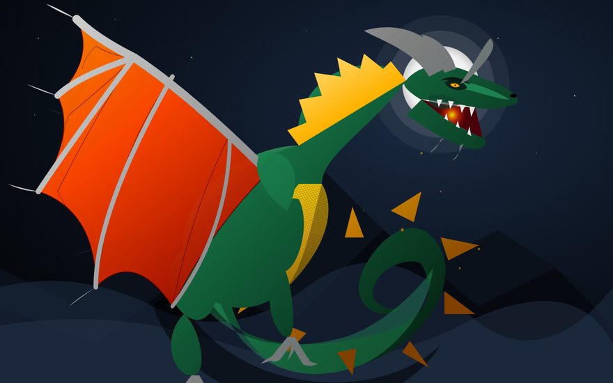 Dragon by Hunyuan 4, through the API