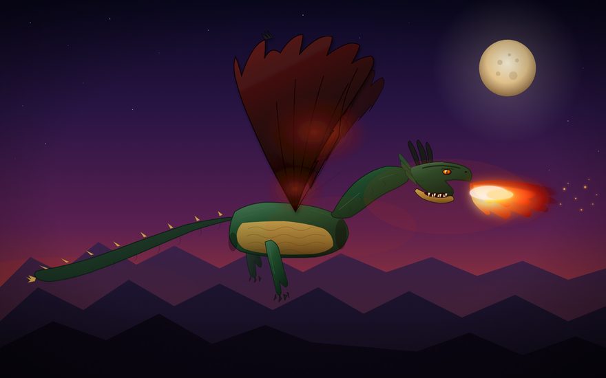 Dragon by MiniMax M3, through the API