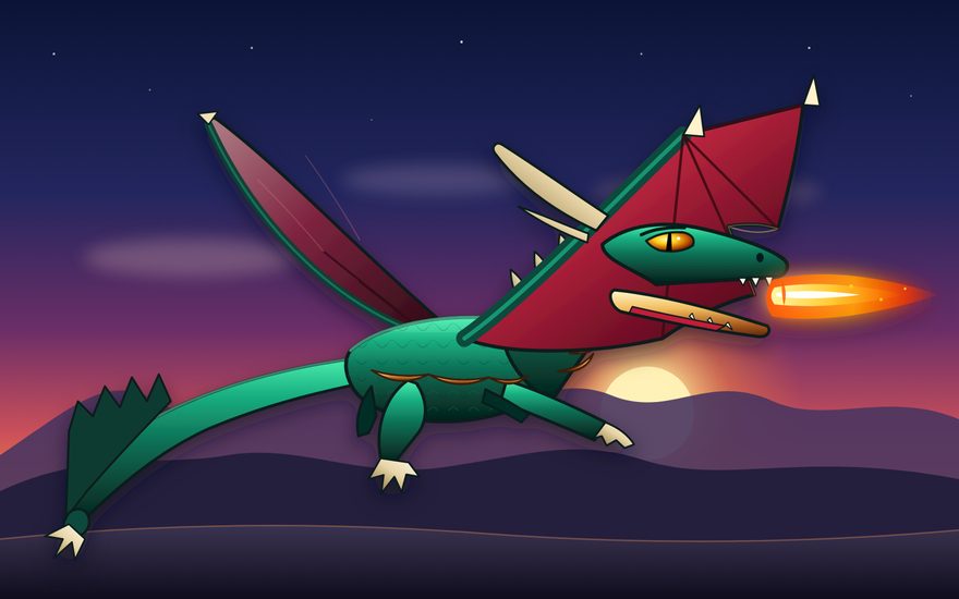 Dragon by Muse Spark 1.3, through the API