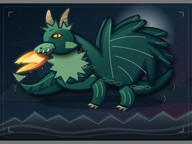 Dragon by Luna, run A