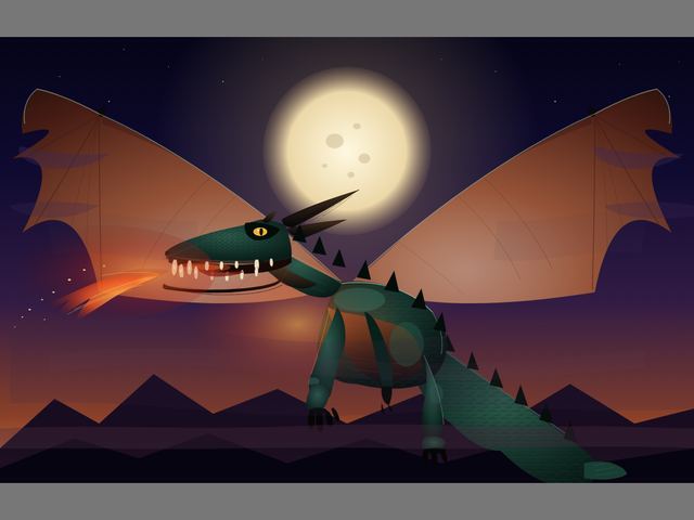 Dragon by Opus 4.7, run B