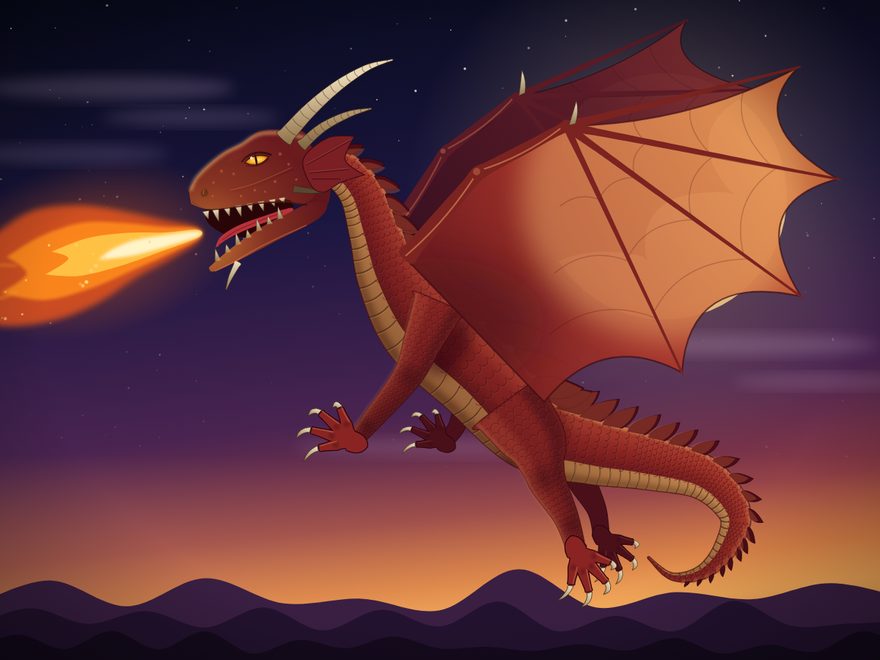 Dragon by subagent 1 of Fable 5.1