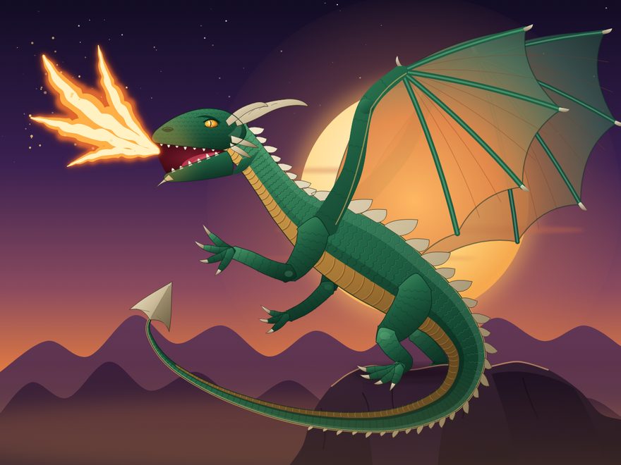 Dragon by subagent 6 of Fable 5.1